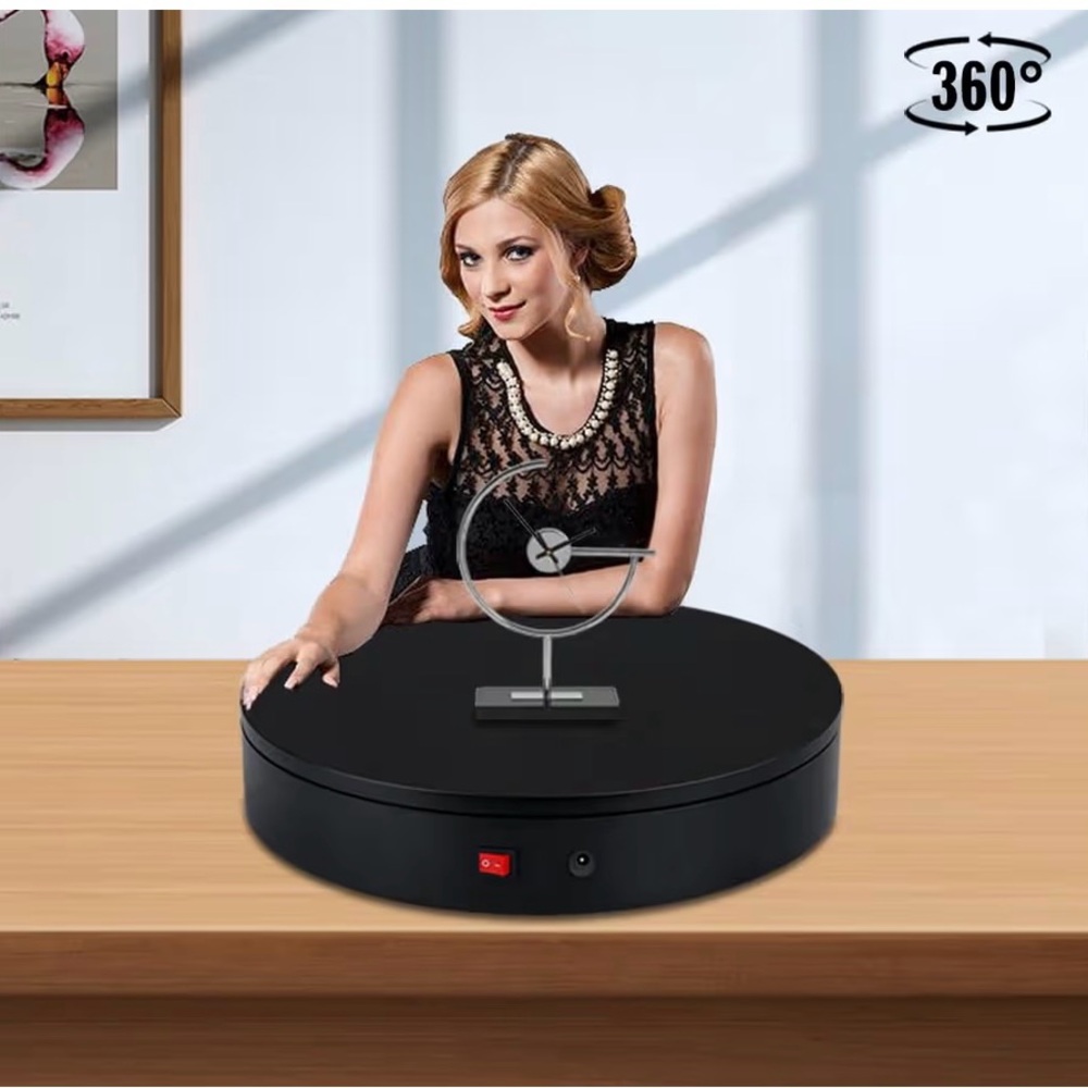 Motorized Rotating Display Stand - Black - Picture 2 of 8